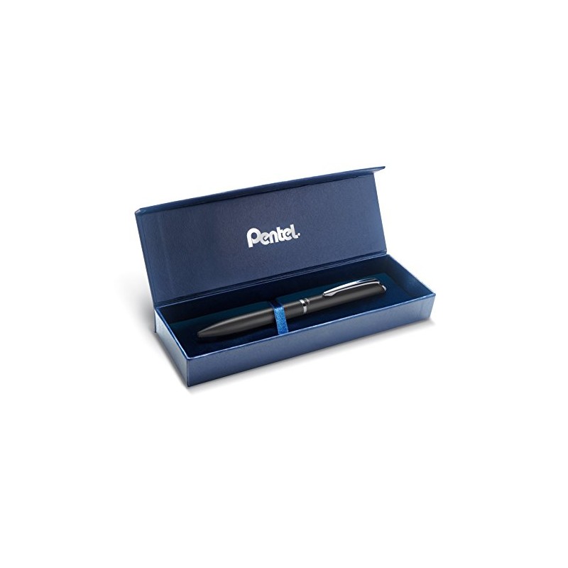 Pentel Energel Rollerball Gel bl2007 a-cof Body Metal Matte Black