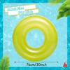 POPOYU Inflatable Swimming Ring Children Yellow, 30 Inches / 76