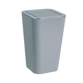 Wenko Candy White Swing Top Bin Cosmetic Bin, Volume: 6 Litres, Polystyrene, 18 x 28.5 x 18 cm