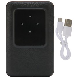 4G LTE Mobile WiFi Hotspot 10 User Connections Fast Internet Speed Long Standby Time Wireless Internet Card for OfficeBlack