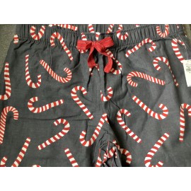 Old Navy NWT Womens M FLANNEL PAJAMA PANT Candy Cane PJ old navy Holiday Sleep Christmas