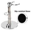 Linkidea Razor Holder Stand, Stainless Steel Shaving Brush Holder with