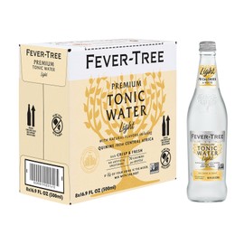 Fever-Tree Refreshingly Light Tonic Water - Premium Quality Mixer - Refreshing Beverage for Cocktails & Mocktails. Naturally Sourced Ingredients, No Artificial Sweeteners or Colors - 16.9 Fl Oz Bottles - Pack of 8