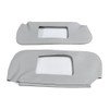 Pair of Car Sun Visor Cover Gray Fit for Chevy