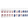 American Independence Day Star Press on Nails Short Length Square
