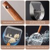 GmeDhc Metal Cat Litter Scoop, Cat Litter Scoop with Wooden