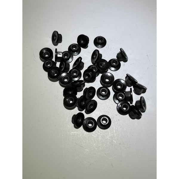 50 Free Spinning Washer Nuts Compatible with Auveco 15329 Automobile