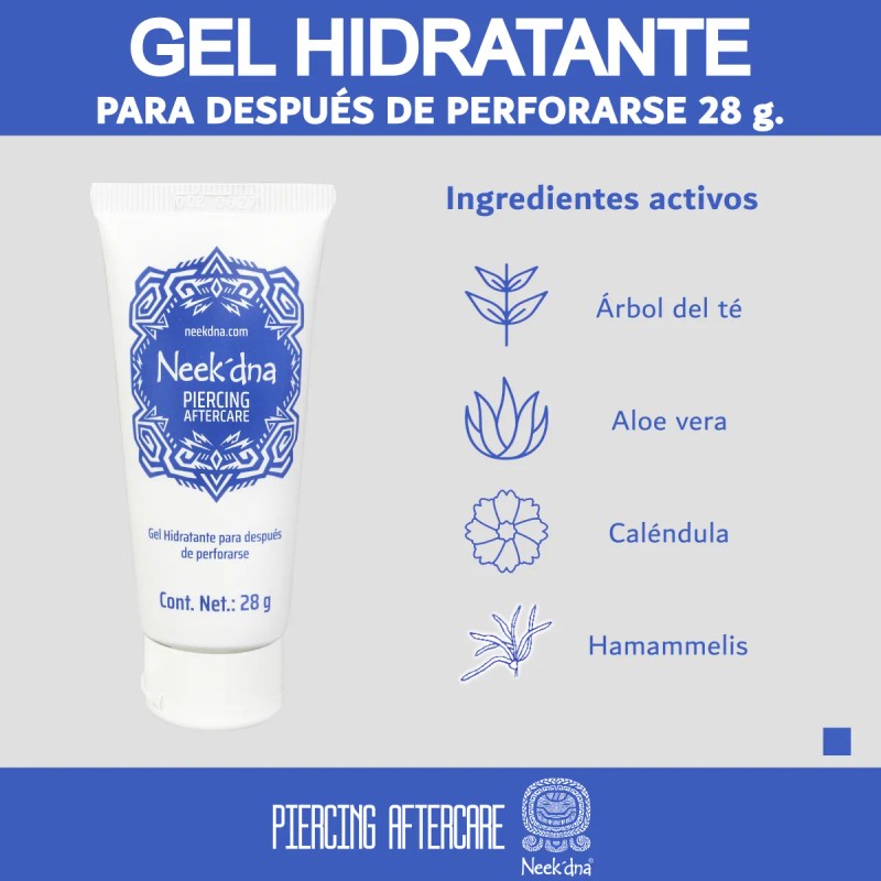 Kit Neek´dna Piercing Aftercare, 3 Piezas Natural