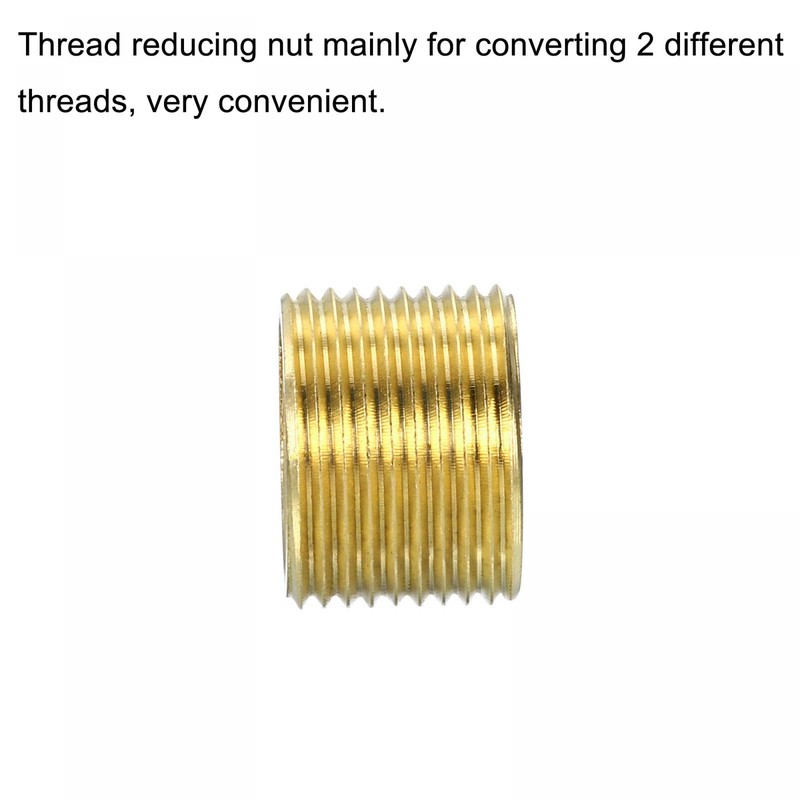 sourcing map Thread Reducing Nuts Insert M14 x 1mm Male