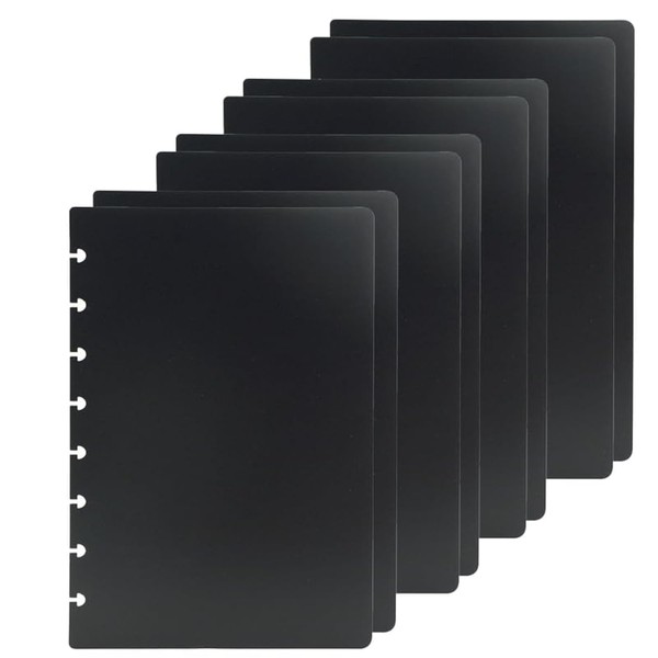 ITSYHPRO Junior Discbound Journal PP Covers(4 Pairs) Classic Colors Compatible