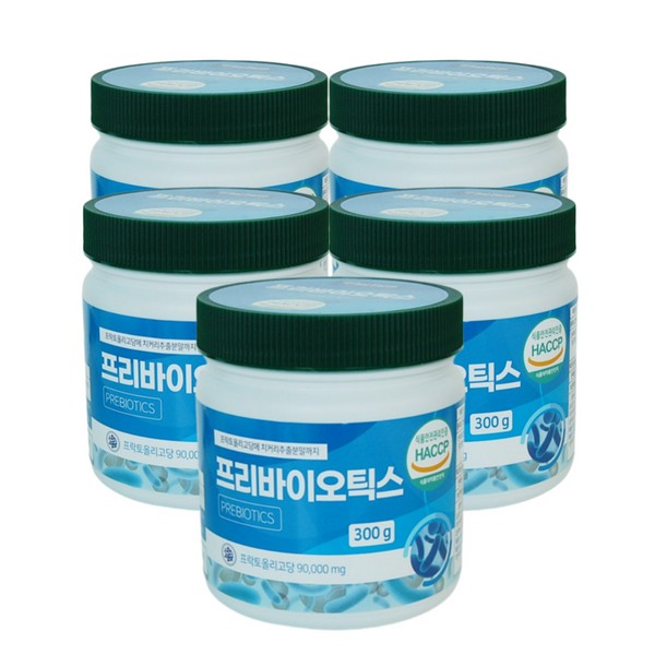 [On Sale] Vitamin C Lactobacillus Prebiotics 300g x 5 boxes / [온세일]비타민C 유산균 프리바이오틱스 300g x 5통