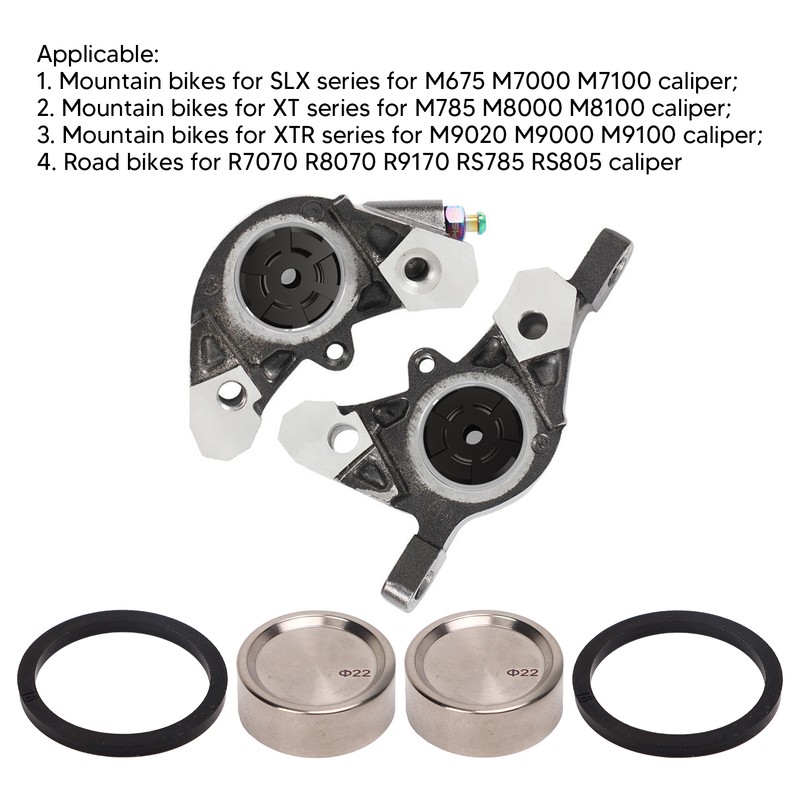 2pcs Bicycle Disc Brake Caliper Piston Titanium Alloy Mountain Road