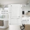 Makooz 10 Pc Face Flannels Pack - 550 GSM 100%