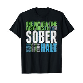 Trendy Summer Top Sober Anniversary T for Men and Women T-Shirt