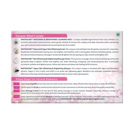 Lotus Herbals WhiteGlow Insta Glow Facial Kit | For Radiant Glowing Skin | Natural Ingredients | 37g (Single Use)