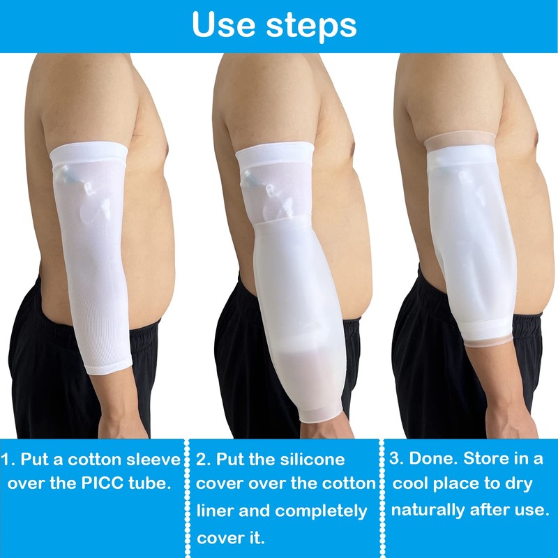 PICC Line Shower Cover Waterproof Elbow Dressing & PICC Line