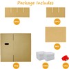 ELSINPAPOX 9 Sets Moving Boxes with Two-Layer Divider Kits,16 x