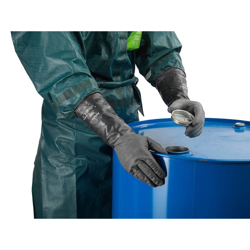 Ansell Alphatec 38-514 Chemical Resistant Gloves in Butyl, Maximum Protection