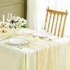 Cheesecloth Table Runner for Wedding Birthday Baby Shower Party Decoration