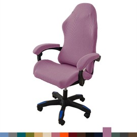 LIFEDX Gaming Chair Covers Gaming Chair Cover 4 Pieces, Office Chair Swivel Chair Cover with Armrests/Chair Back Cover, Stretchy Chair Covers for Computer Gaming Chair, Racing Style, Office Chair