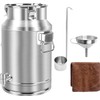 304 Stainless Steel 20 Liter Milk Can, 5.25 Gallon Wine