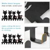SUPERDANT Cat Metal Key Holder Cartoon Kitten Decorative 10 Hooks