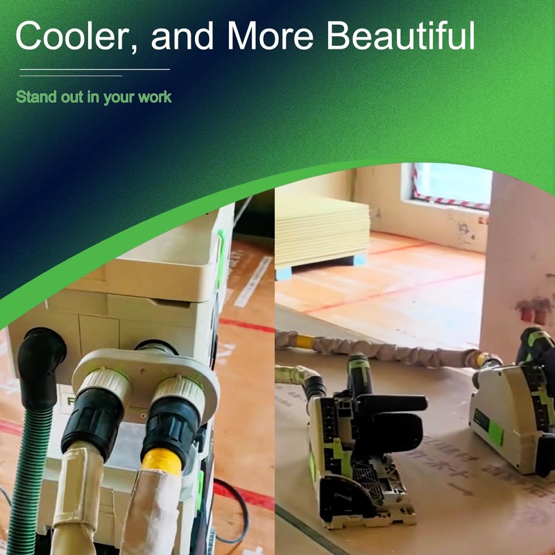 ZZHANFF Upgraded Y Adapter - Compatible With Fes-tool Dust Extractor/Vacuum