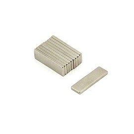N35 Neodymium Magnet for Arts, Crafts, Model Making, DIY, Hobbies and Packaging - 20mm x 6mm x 1.5mm thick - 1.1kg Pull - Pack of 10