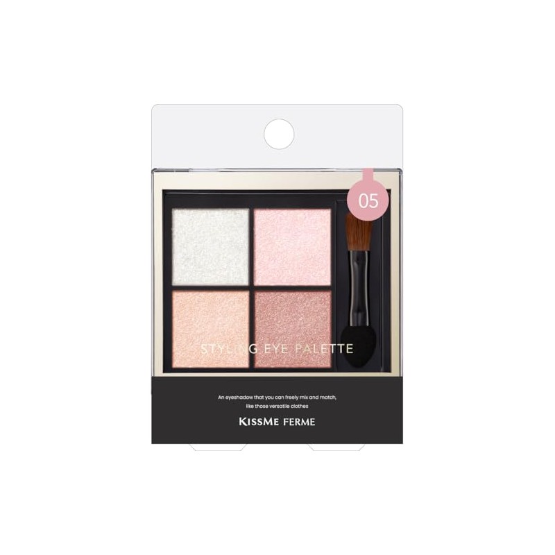 Kiss Me FERME Styling Eye Palette 05 Organza Pink