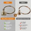 Champagne Bronze Bathroom Accessories Set, 5 Piece Bathroom Towel Holder