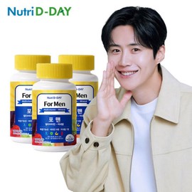Nutri-D-Day for Men Multivitamin Mineral, 90 tablets, 3 units / 뉴트리디데이 포맨 멀티비타민 미네랄, 90정, 3개