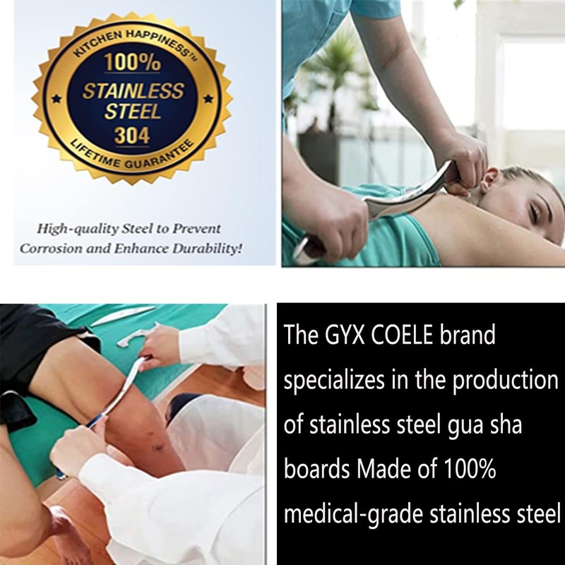 GYX COELE 4 in 1 Muscle Scraper Tool Set, IASTM