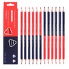 Juufly Red and Blue Pencils for Elementary School Students, Triangular