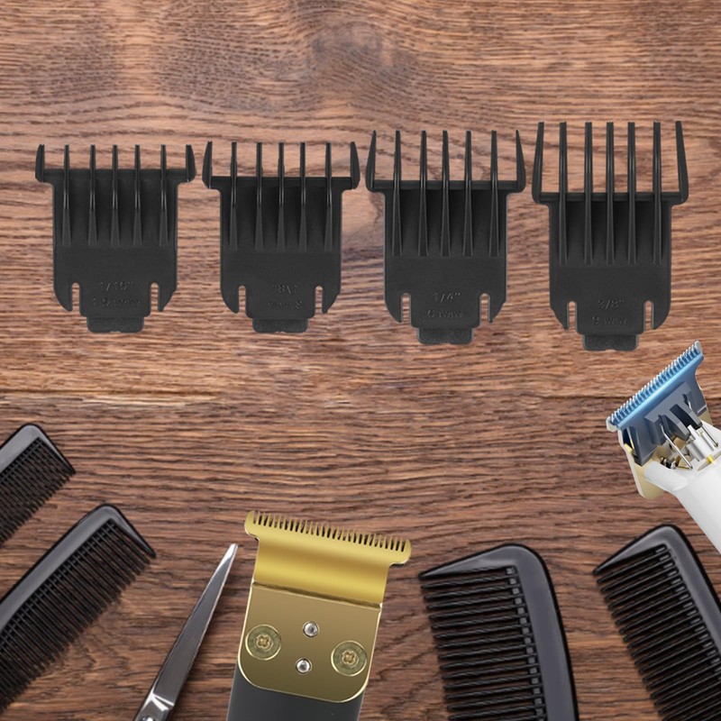 BESTBOMG Slide Combs Comb Guide Compatible with Haircut Accessories, Attachment