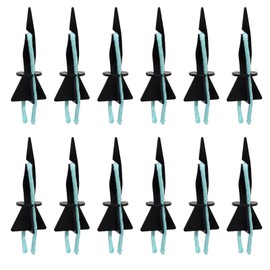 Self Watering Spikes for Indoor Plants - Automatic Plant Watering Stakes with Slow Release Control - Drip Irrigation System (12Pcs Black)
