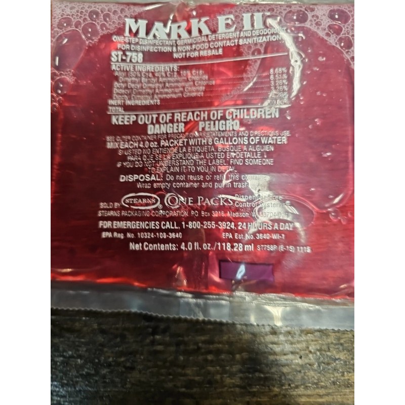 Stearns Free Ship MARK E II Hospital Grade Disinfectant Virucide