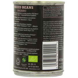 6 Pack of Gluten Free Biona Organic Mixed Beans 400 g
