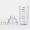700CC/24oz Transparent Cocktail Shaker Plastic Resin Detachable Milk Tea Pot