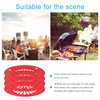 DOITOOL 10Pcs Reusable Plastic Paper Plate Holder for Party BBQ