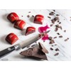Chocolate World 1865 Polycarbonate Chocolate Mold Rounded-Top-Square Candy Mould with
