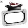 Unbranded Curved Laydown License Plate Mount Frame LED Light For