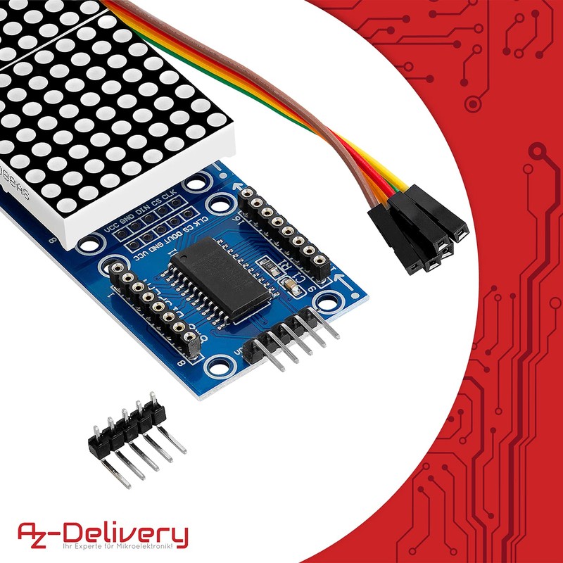 AZDelivery MAX7219 Parent 8 x 32 cm
