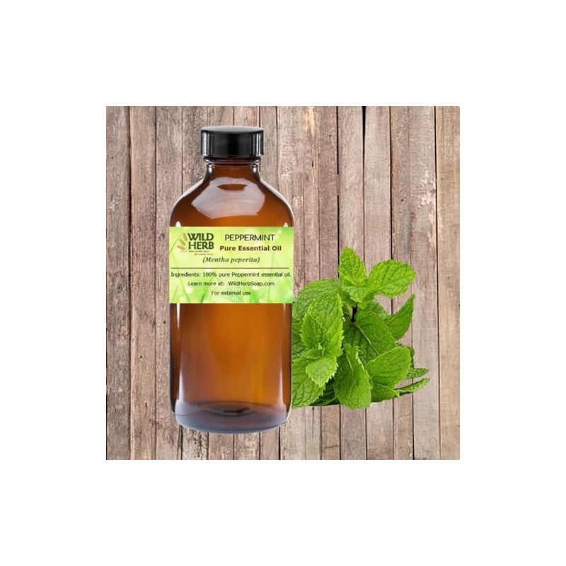 Wild Herb Peppermint Pure Essential Oil (1 OZ)