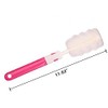 INVODA 4PCS Bottle Brush,Bottle Washer Set Long Sponge Bottle Cleaning