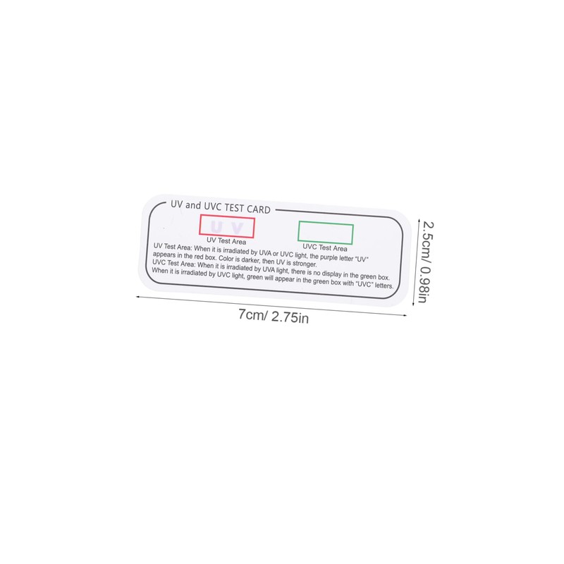 ROMISBABA 20pcs Uv Test Cards for Accurate and Detection Light