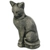 Siamese Concrete Cat Statue Kitty Cement Sculpture Cat Figure for
