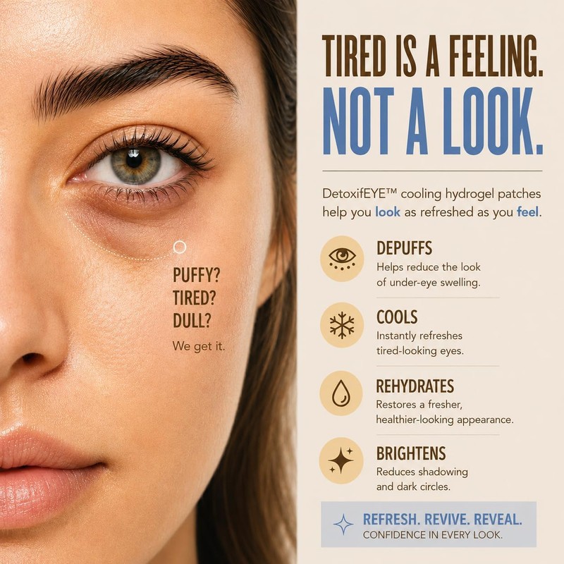 Pixi DetoxifEYE - Parches para ojos (60 unidades)