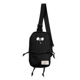 SMILER Mini Buddy Bag Shoulder Bag, Kids, One Shoulder Bag, Crossbody Bag, Small, Mini, Women's, Men's, Shoulder Bag, Lightweight, Black