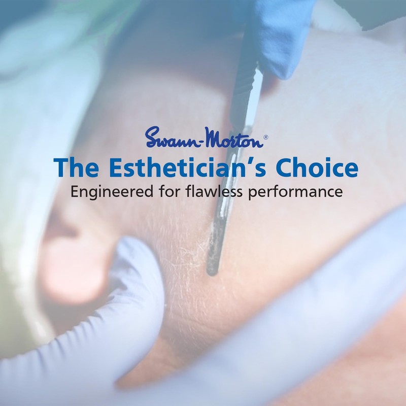 Swann Morton #10R Disposable Surgical Scalpel with Blade & Guard