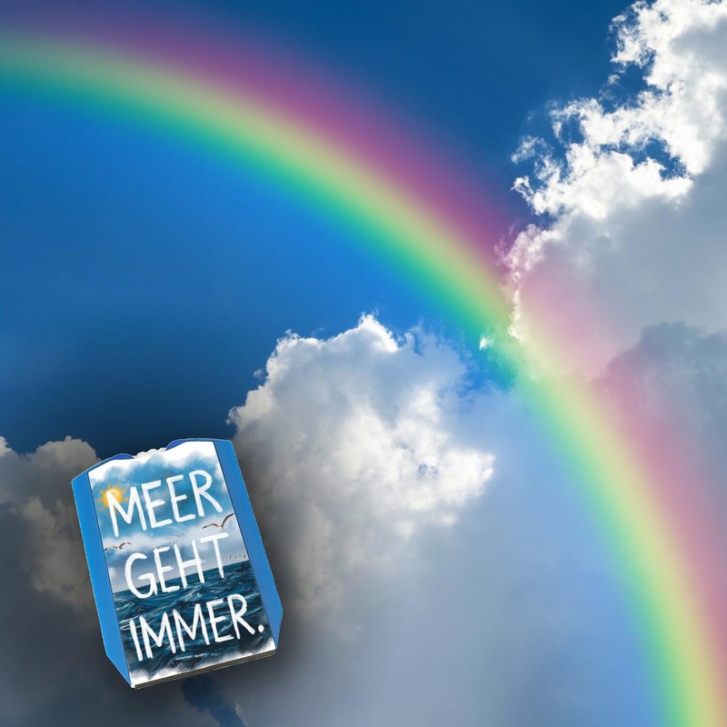 Meer geht Immer Parkscheibe Aquarell Design Motive voller Sehnsucht -